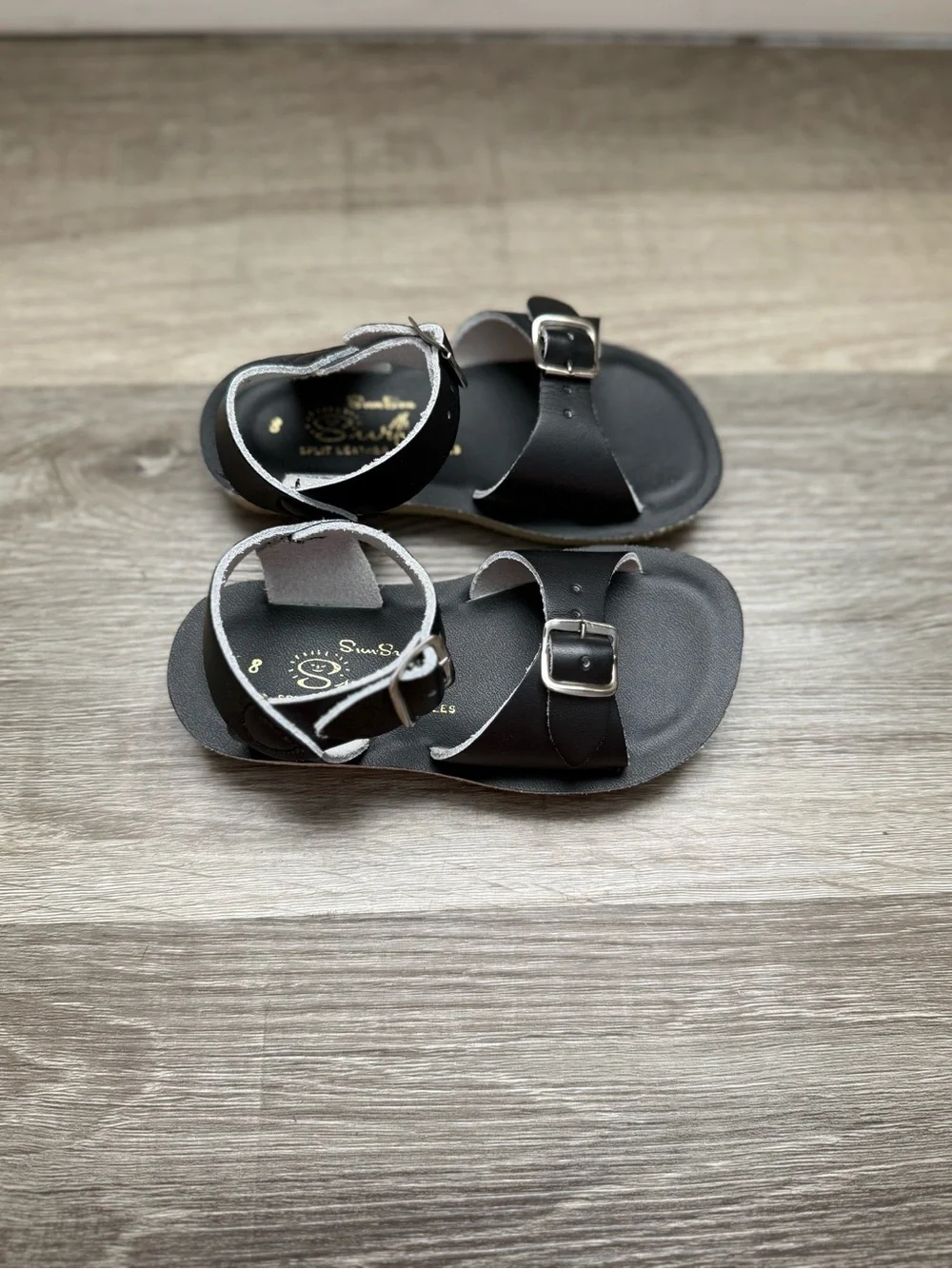 Salt Water Sandals by Hoy Navy Blue Buckle Toddler Sandals